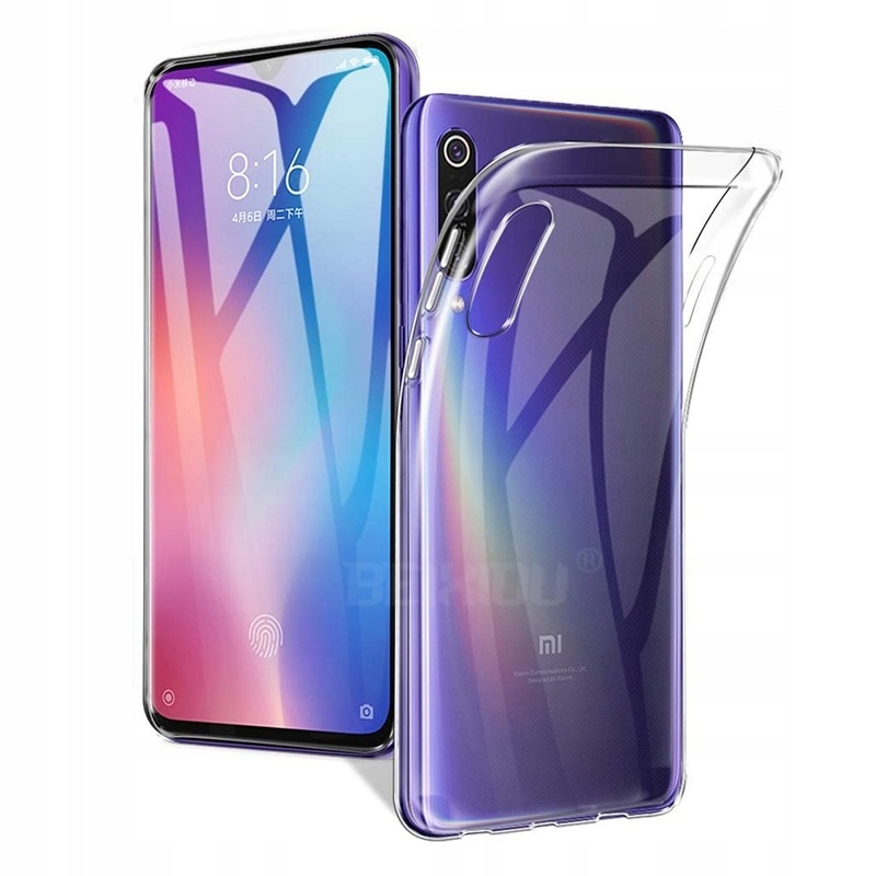 

Etui Clear Case Smukłe na tył do Xiaomi Mi 9 Se