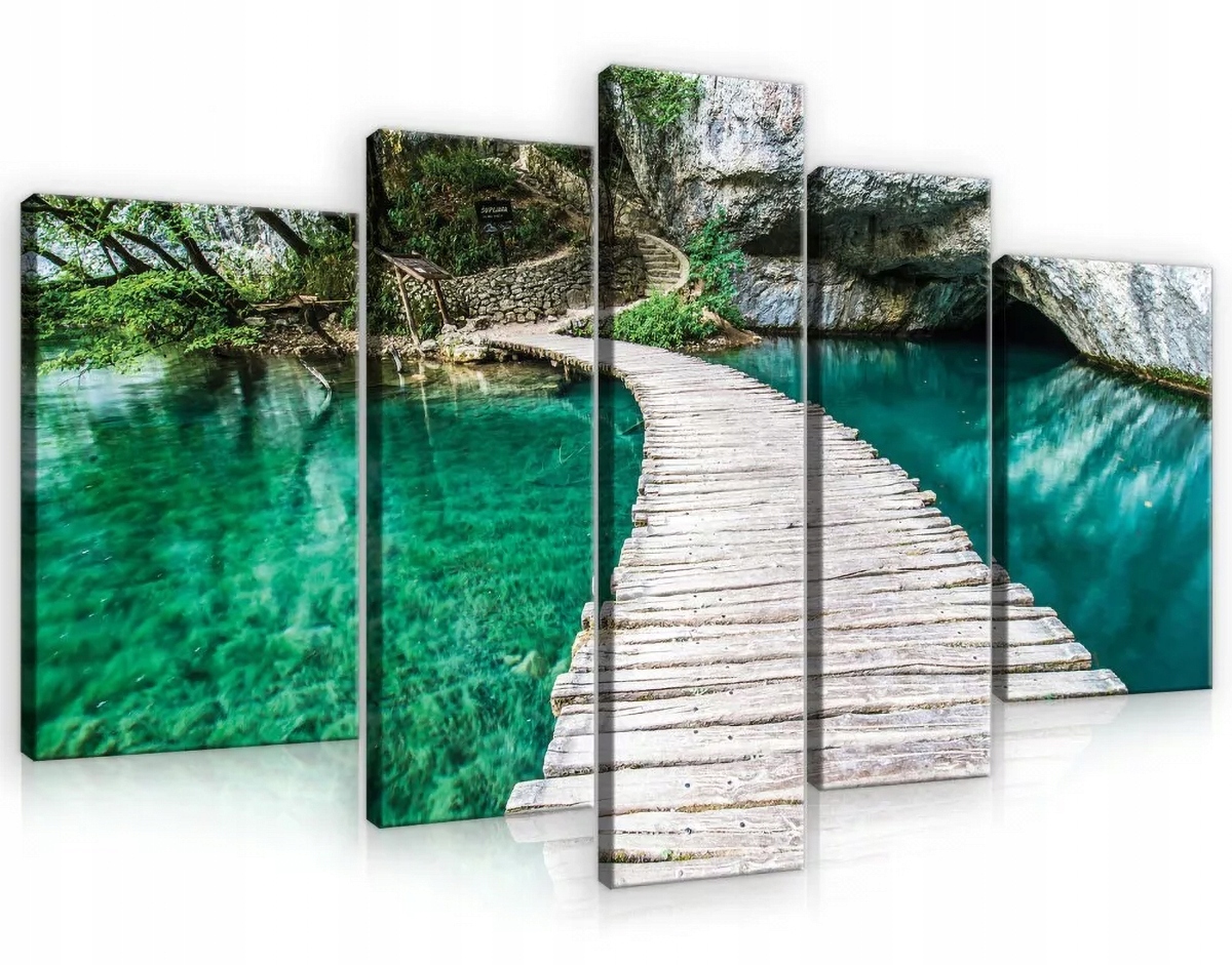 Obraz Na Plátne Canvas 170x100 Jazero Plitwice