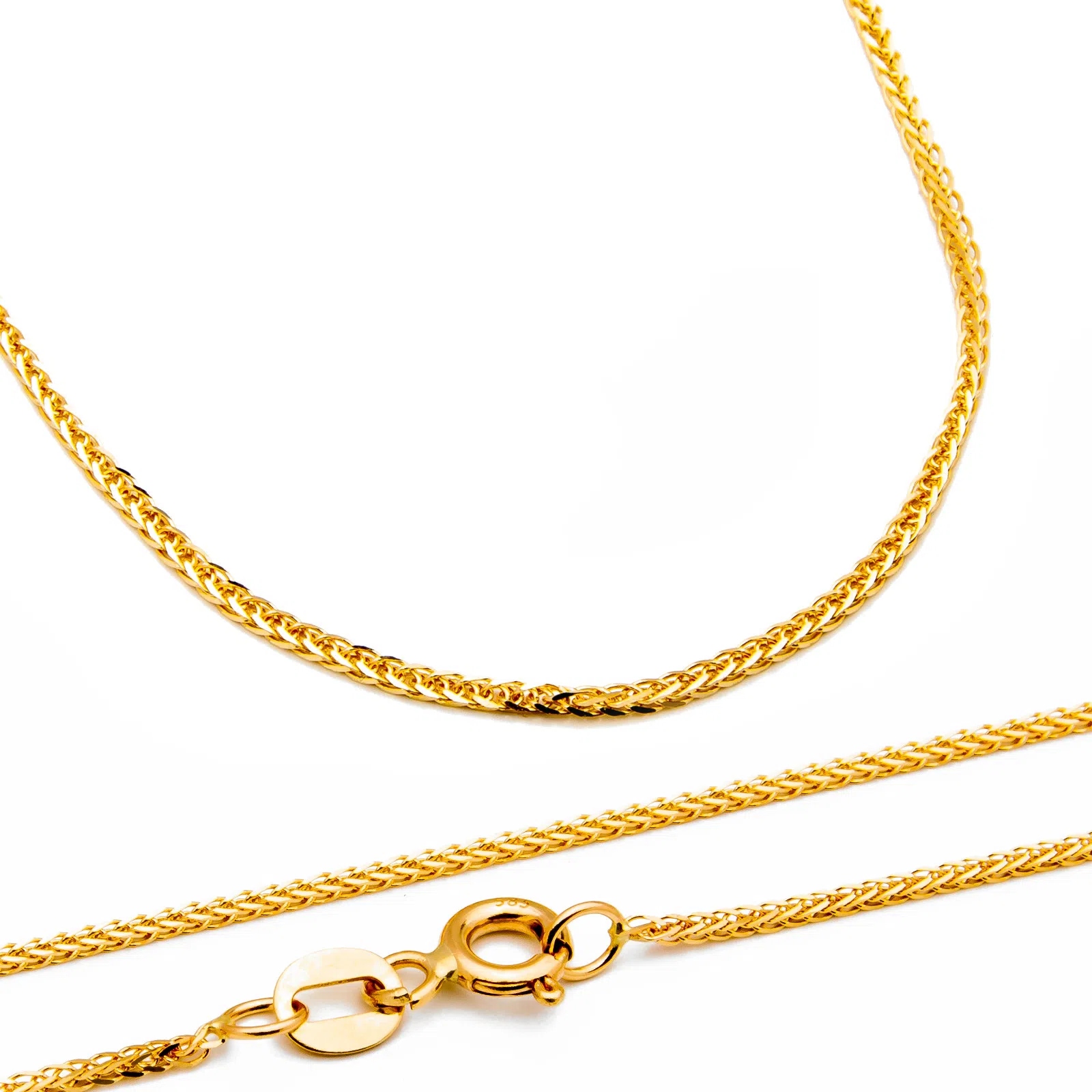 Zlatý řetízek 585 liščí ocas I