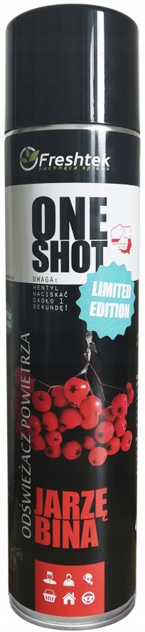 FRESHTEK - ONE SHOT - Neutralizátor pachov - JARABINA - 600 ML