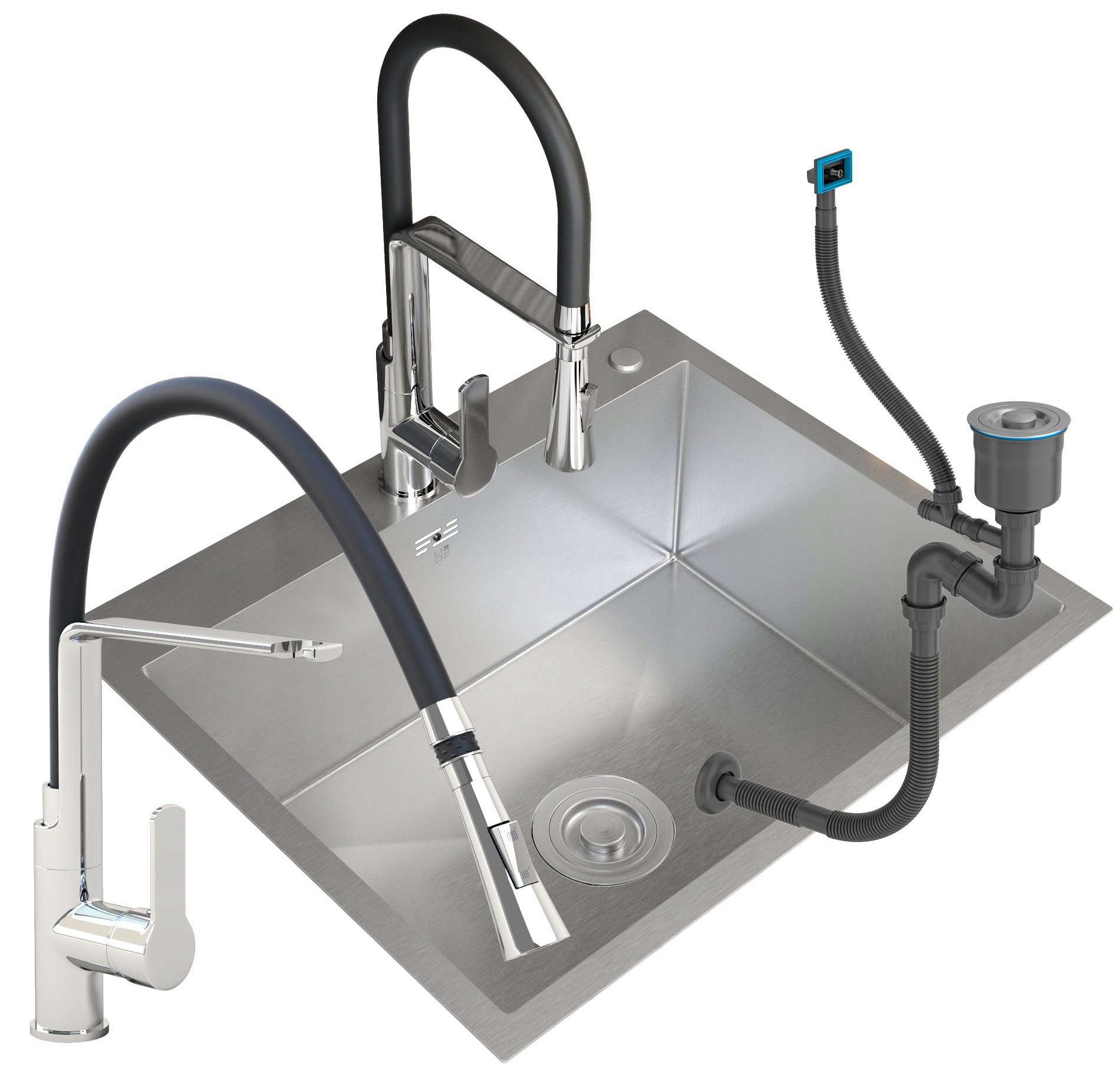 Dřez Dřez 1 Komora 60x50 Baterie Vegas Chrom