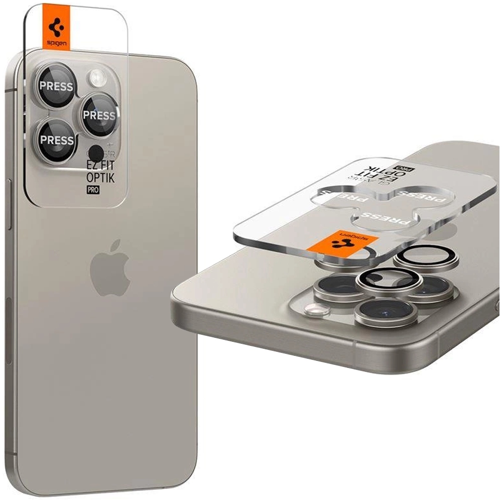 Krytka Fotoaparátu Spigen Optik Pro Glas.tr Ez Fit Camera Protector 2-PACK Ipho