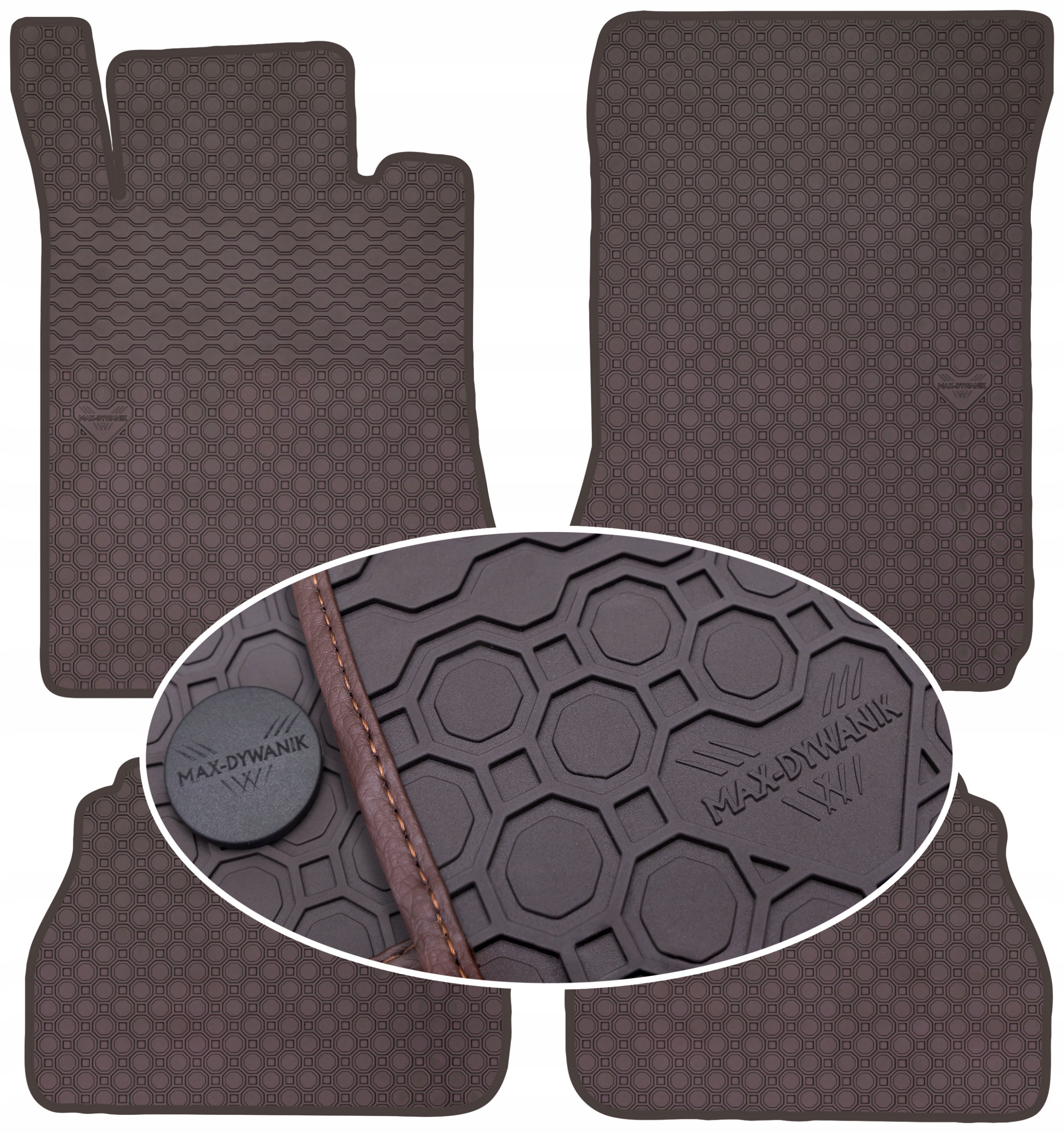 Mercedes E-klasa W210 1995-2002 Koberce Hnedé