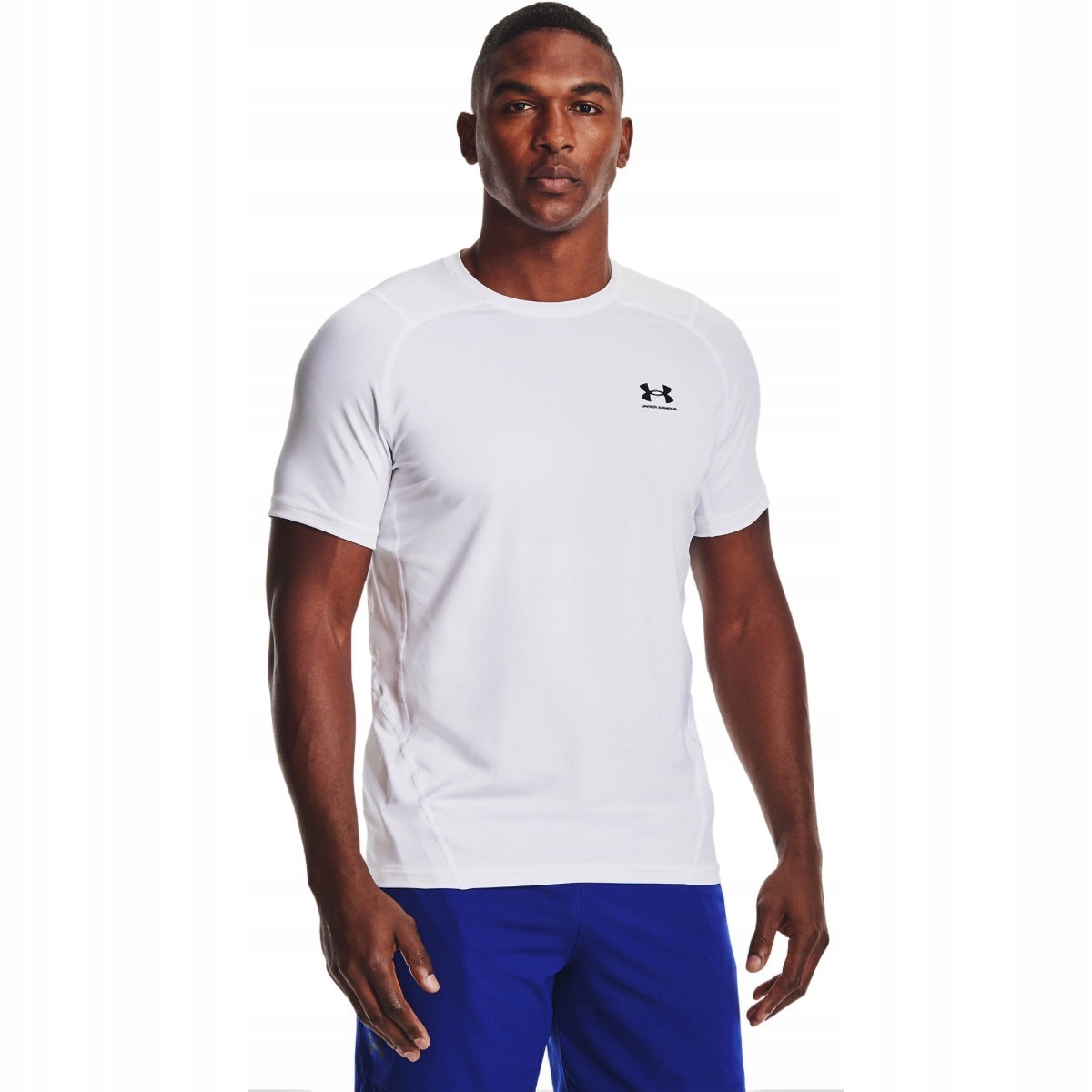 Męska koszulka treningowa Under Armour Hg Armour Fitted Ss Biały M