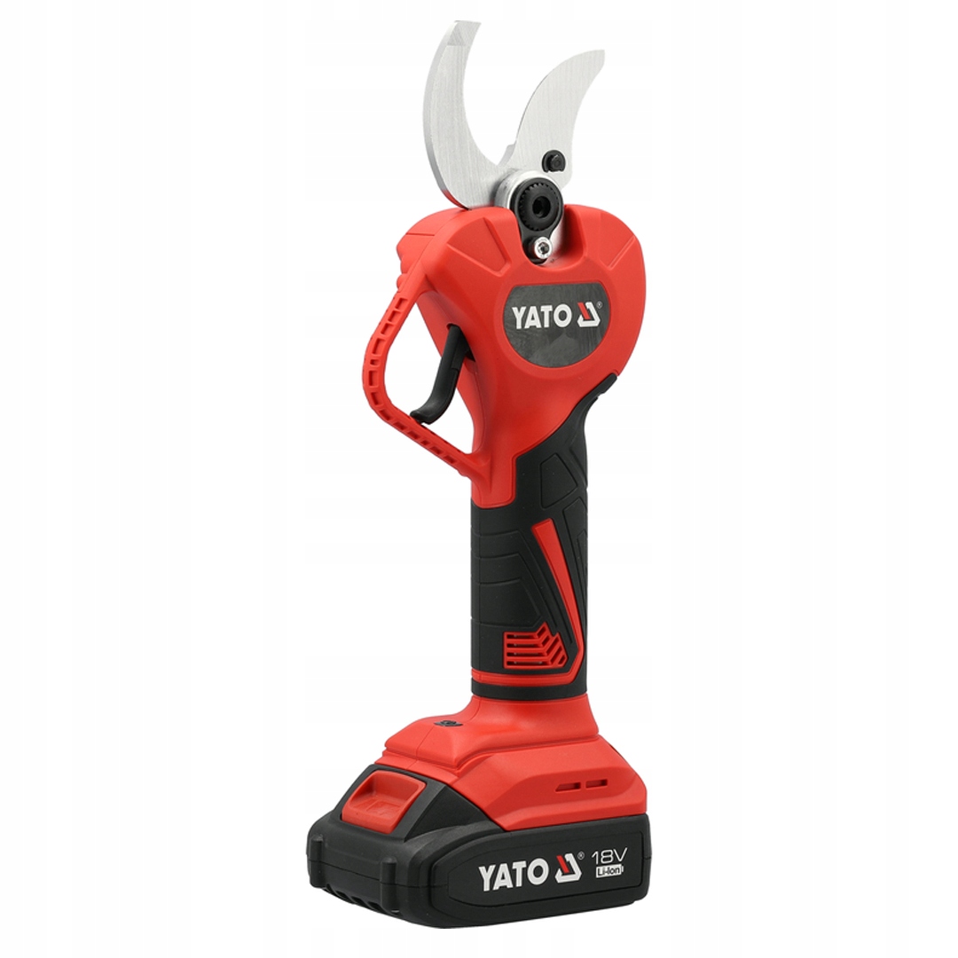Zahradní nůžky nůž Yato YT-828382 18V 2Ah 40 mm Bl LCD Soft Grip lehký