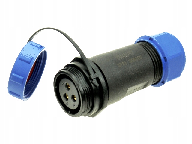 

Gniazdo 3 pin IP68 30A 500V Weipu
