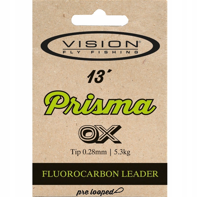 Przypon Koniczny 13' Vision Prisma Fluorocarbon Leader Tip 0,15mm