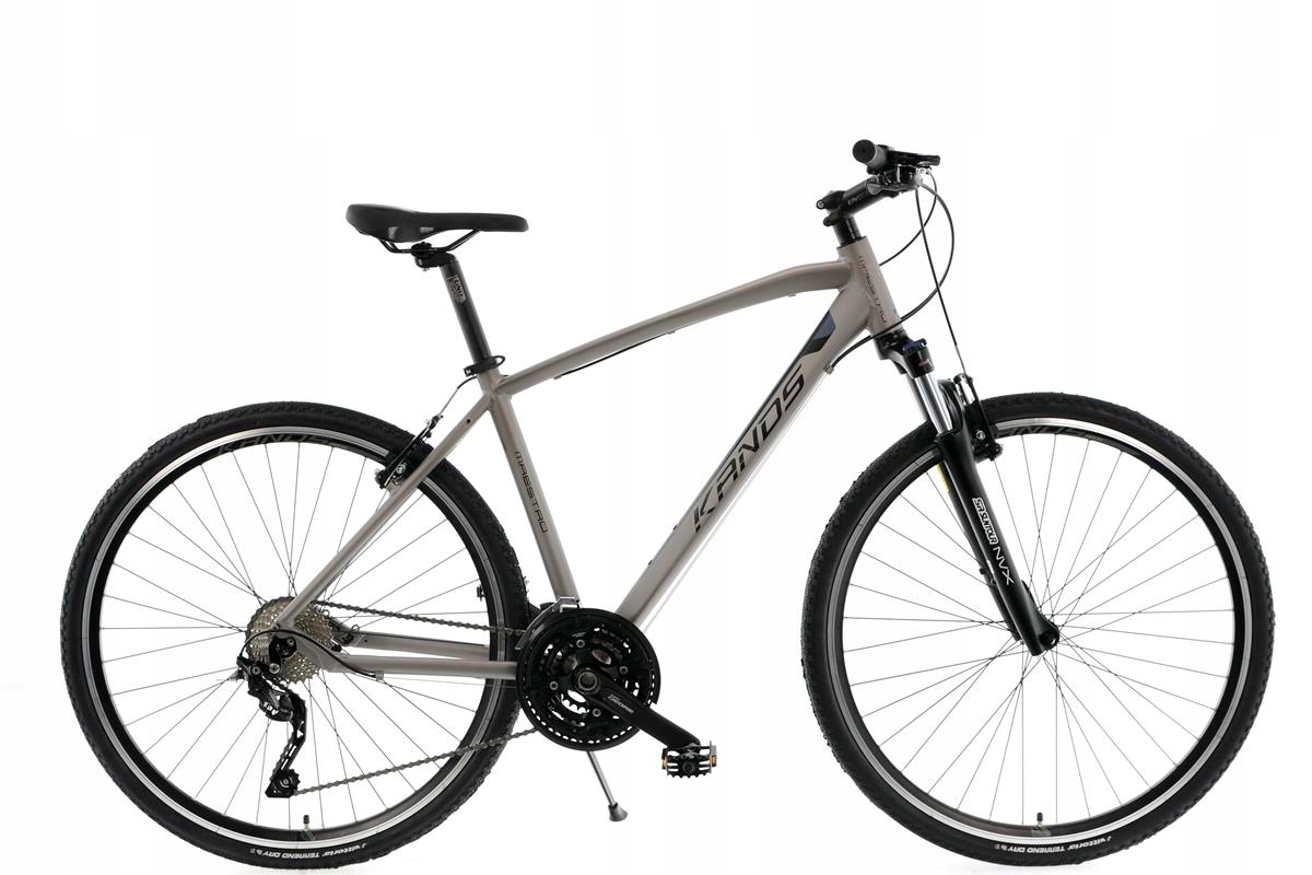 Rower crossowy 28 Kands MAESTRO Full DEORE 3x10 piaskowy mat HIT 2023