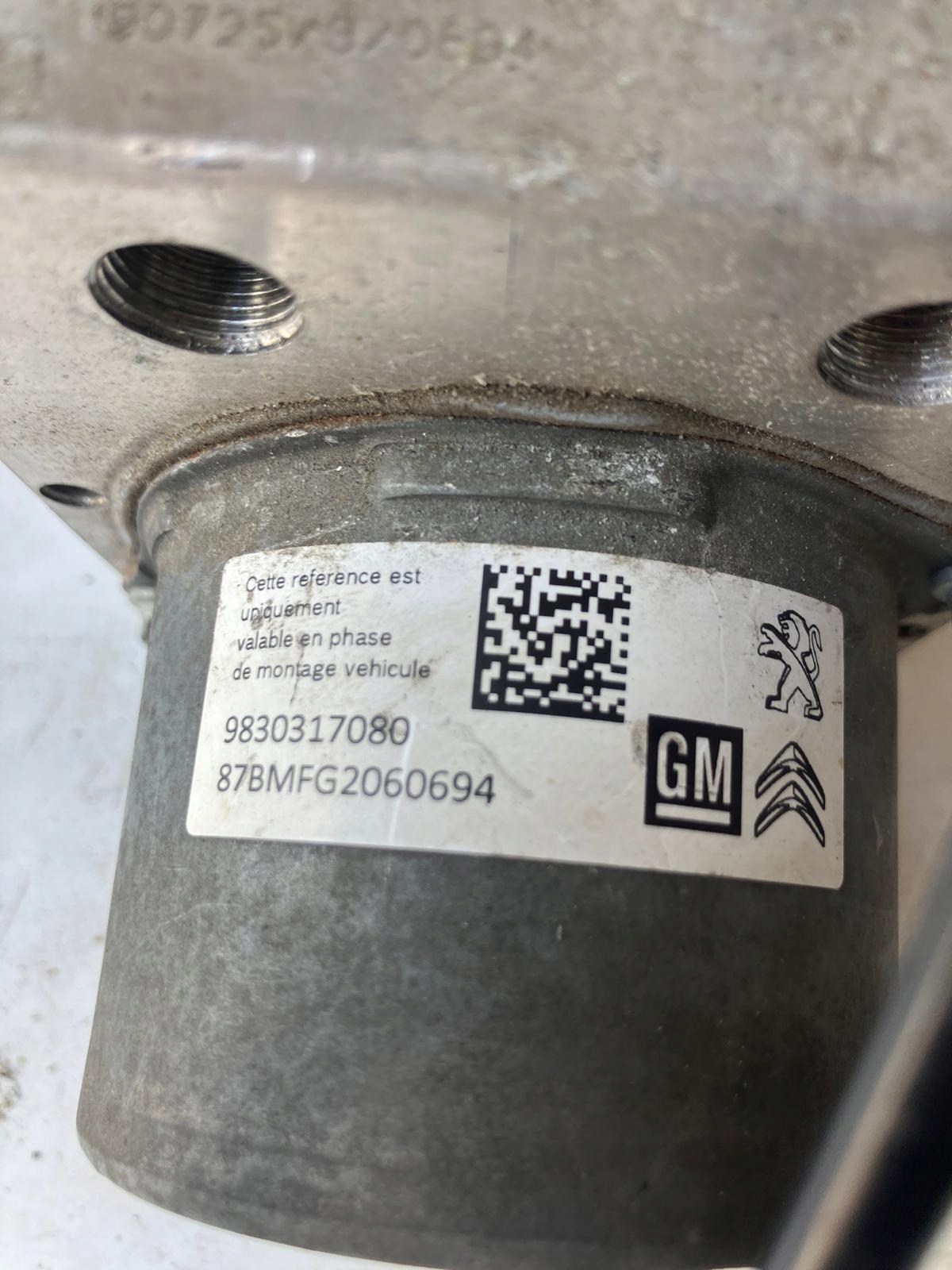 Pompa ABS 9830317080 CITROEN C3 III 1.2 VTI