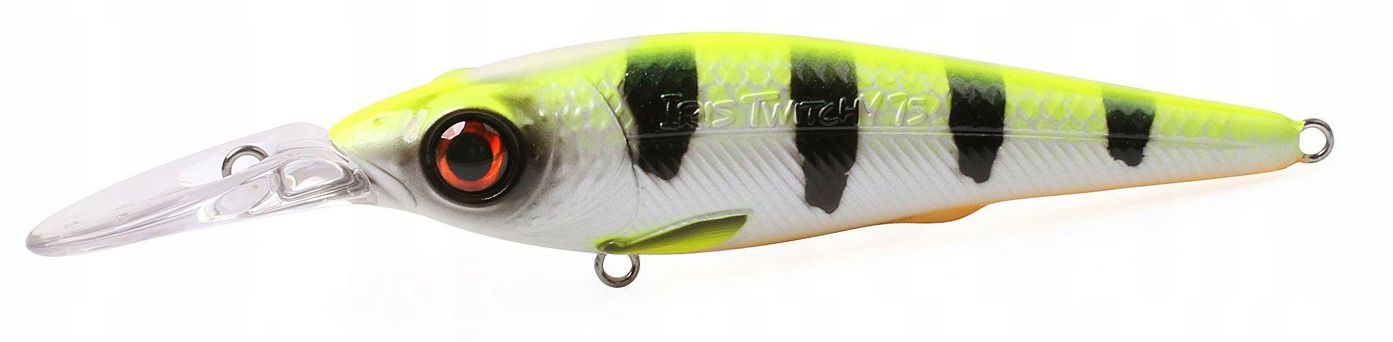 Spro Wobler Iris Twitchy Dr Hot Perch 7,5cm 9g
