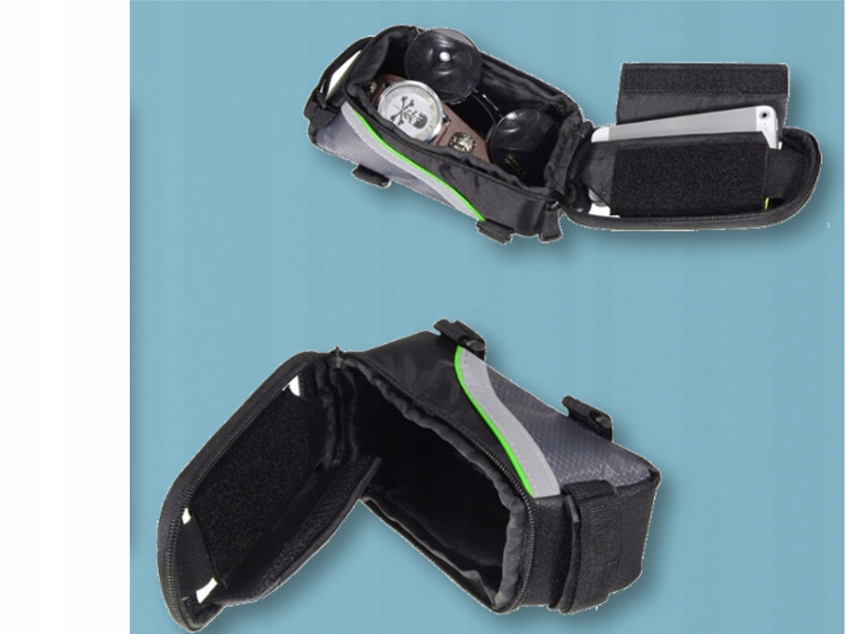 SASZETKA ROWEROWA ZAMYKANA NA KIEROWNICĘ ROWERU Przeznaczenie uniwersalne