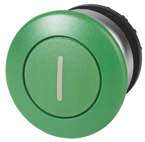 Przycisk M22-DP-G-X1 grzybkowy zielony z opisem