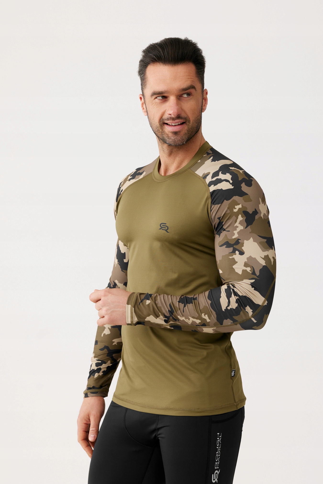 SZYBKOSCHNĄCA KOSZULKA BLUZA TERMOAKTYWNA KHAKI MORO ROUGH RADICAL Kod producenta FURIOUS ARMY LS