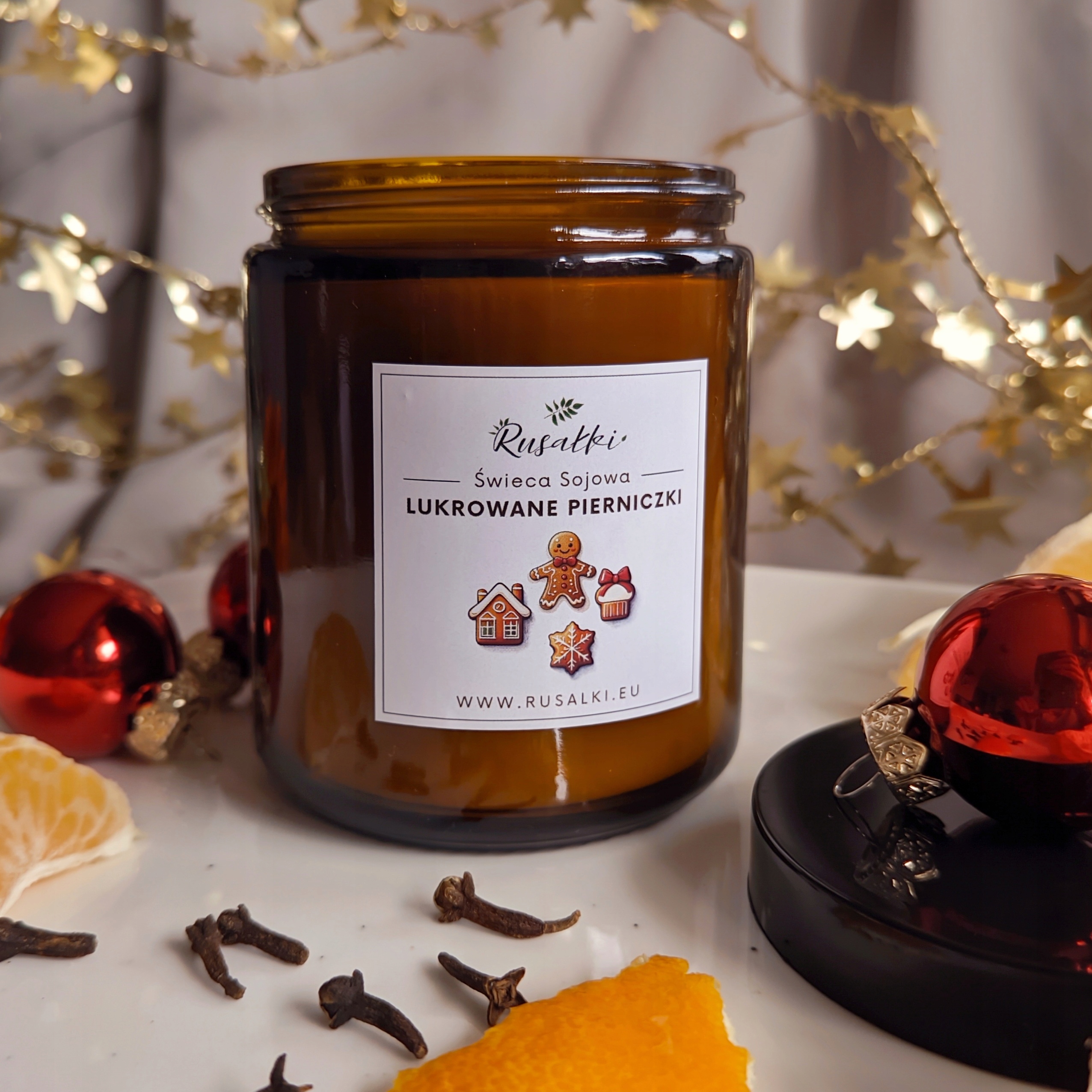 Glazované Perníčky Sójová svíčka se sladkou vánoční vůní, perník