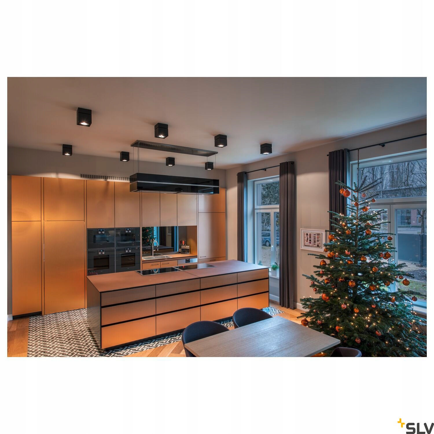 SLV KARDAMOD 117100 oprawa natynkowa 1x75W/GU10/ES Zasilanie sieciowe