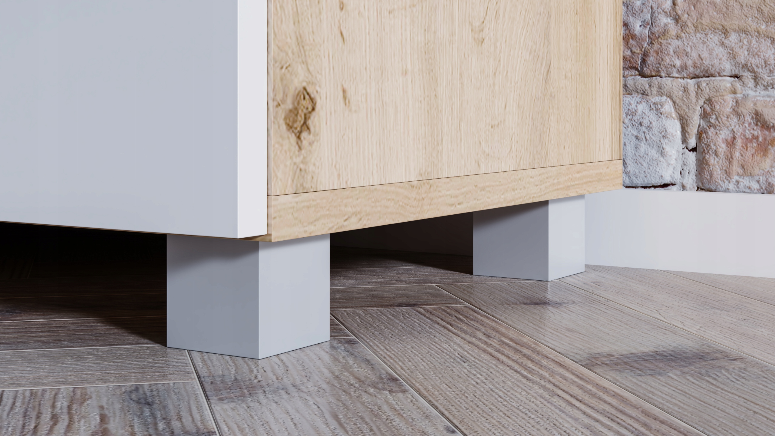 ROMA - SZAFKA RTV 160cm CZARNA NOWOCZESNA MAT Wykończenie matowe