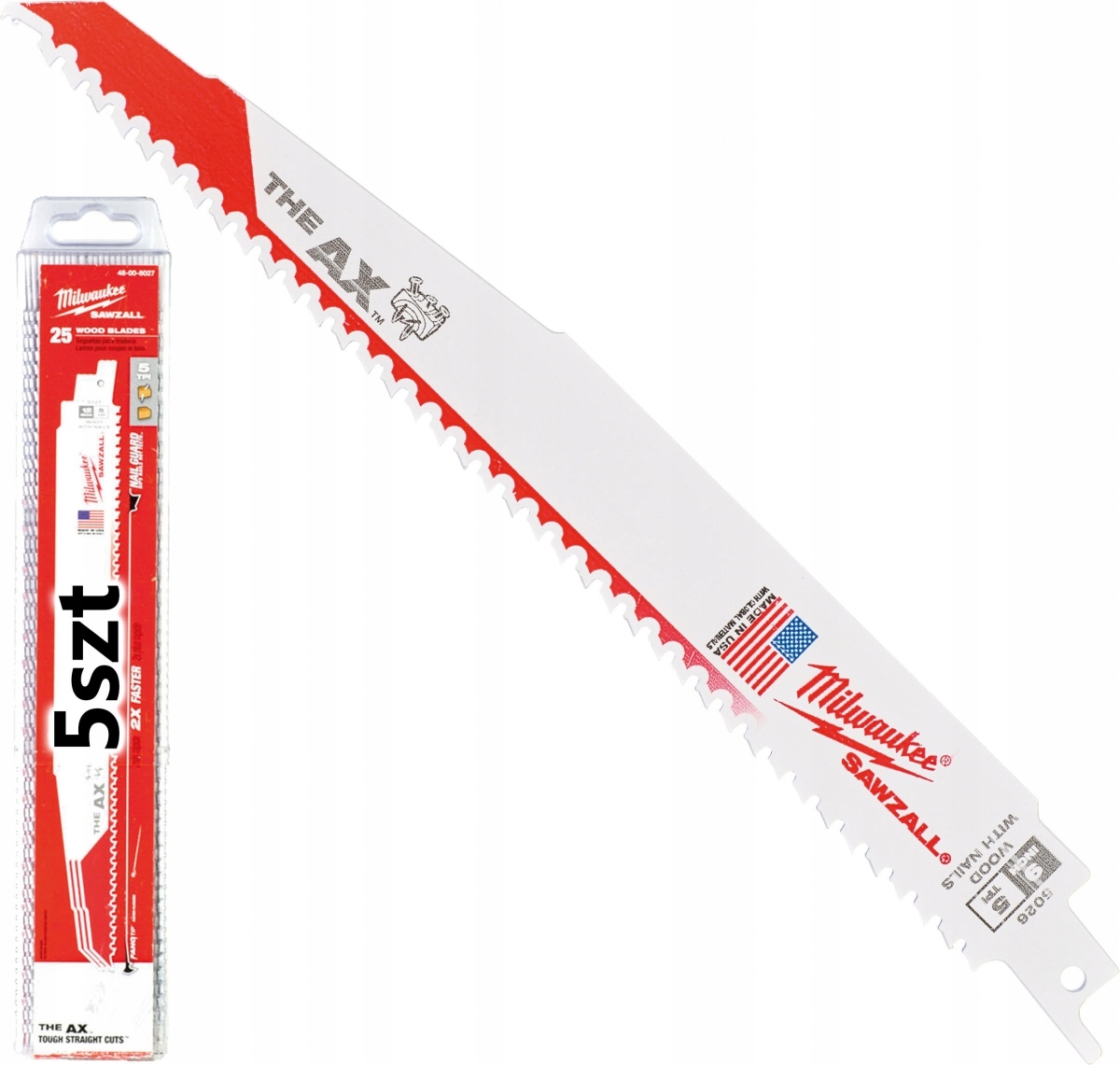 

5x Brzeszczoty 230mm/5/3,2 Bimetal Drewno-metal