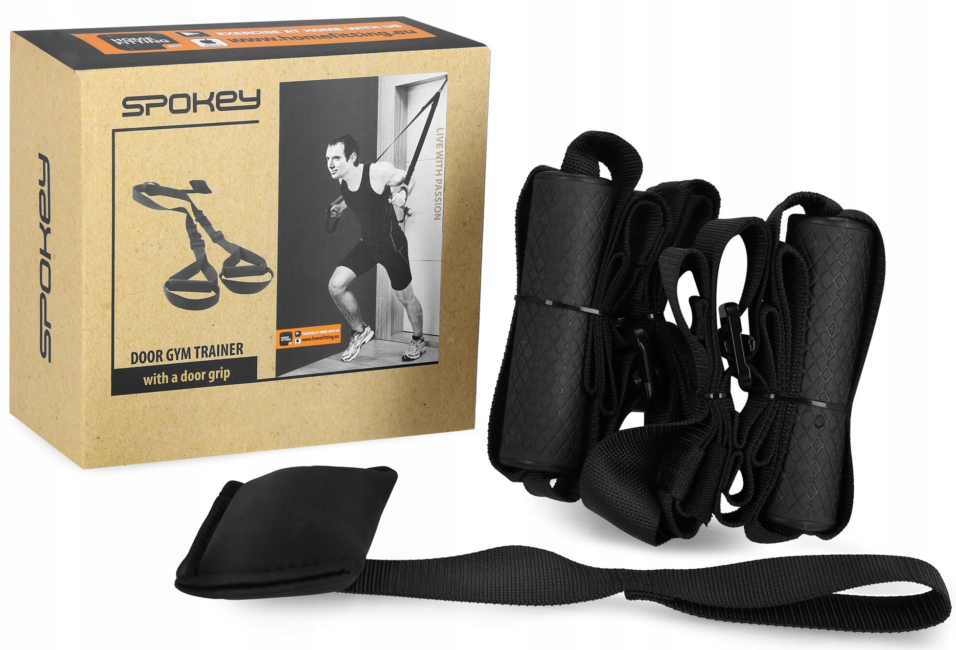 Spokey Taśmy Treningowe Crossfit Trx do drzwi Lilt