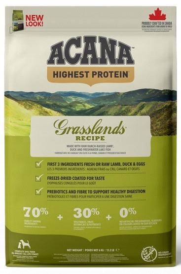 Levně Acana Highest Protein Grasslands Dog 6 kg
