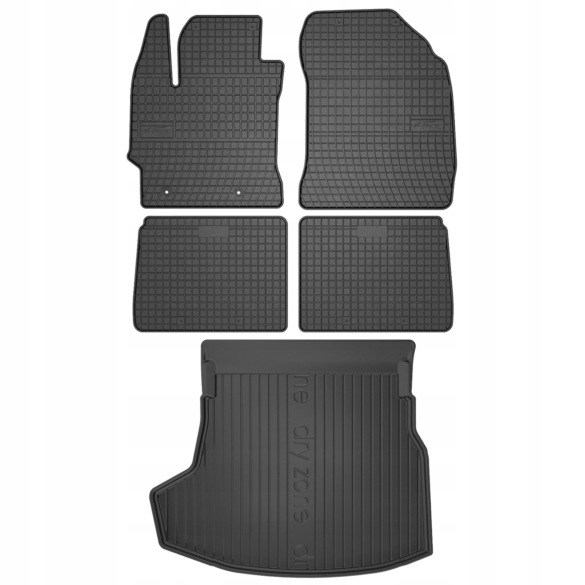 Gumové rohože rohož batožinového priestoru Toyota Corolla XI E160 13-