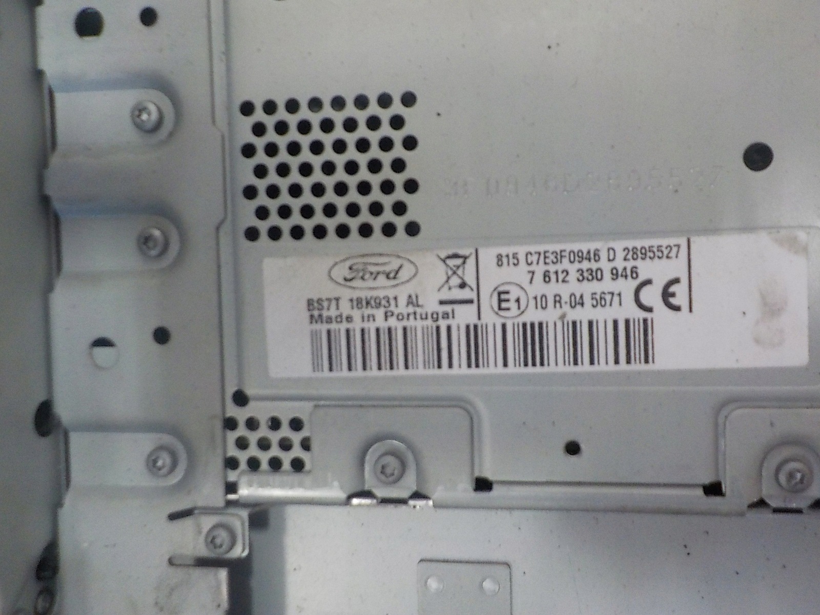 FORD MONDEO MK4 LIFT Navigation BS7T18K931AL