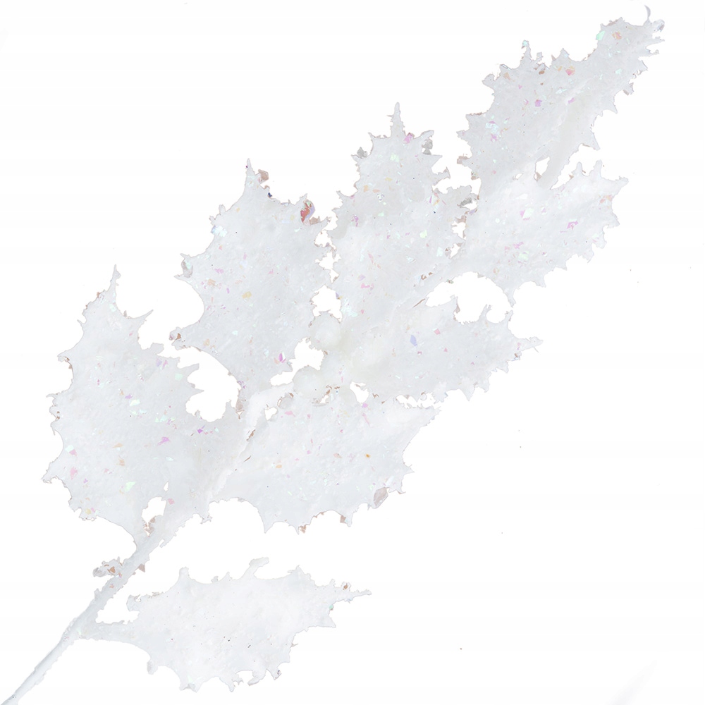 

Ostrokrzew Sztuczna Gałązka Brokatowa Ozdobna