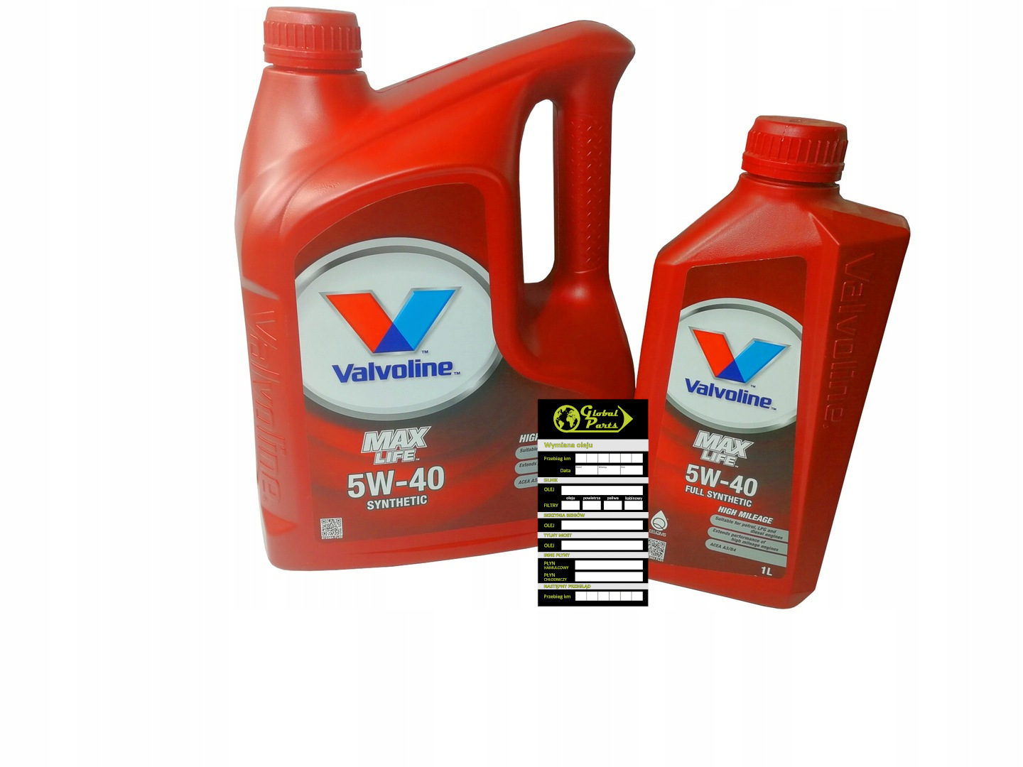 

Valvoline 5W40 Max Life 4L 1L Zawieszka