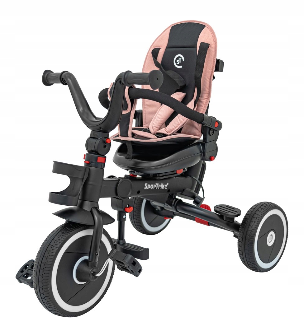 Różowy Rowerek Trzykołowy dla Dzieci Rider Sportrike