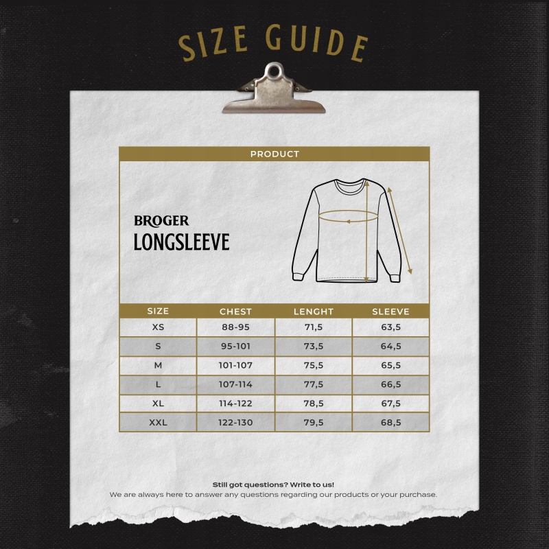 KOSZULKA BROGER MOTO CHILL CLUB BLACK XXL Producent Broger