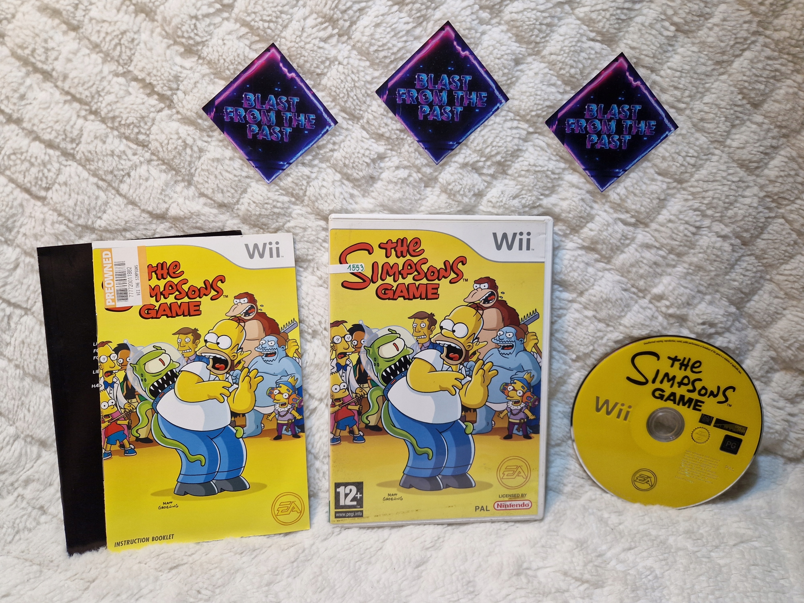 The Simpsons Nintendo Wii pudełkowa