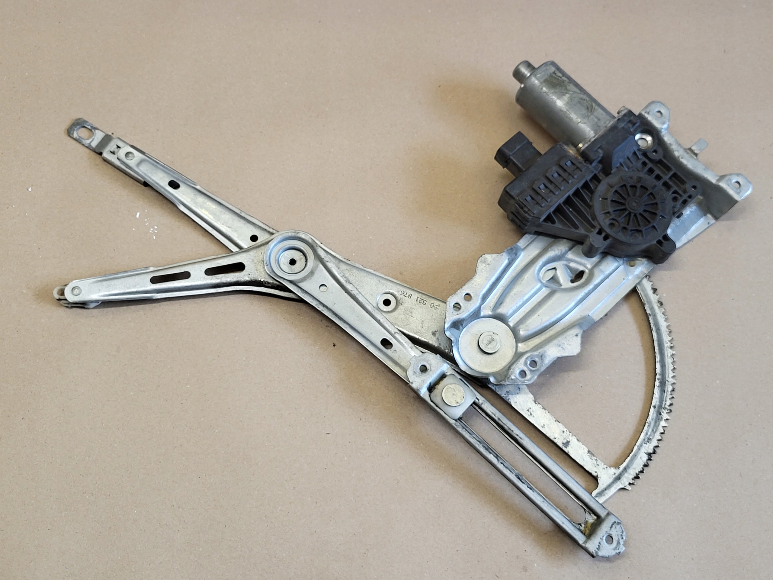 window regulator mechanism right front mini motor OPEL ASTRA G OE EU 90521876