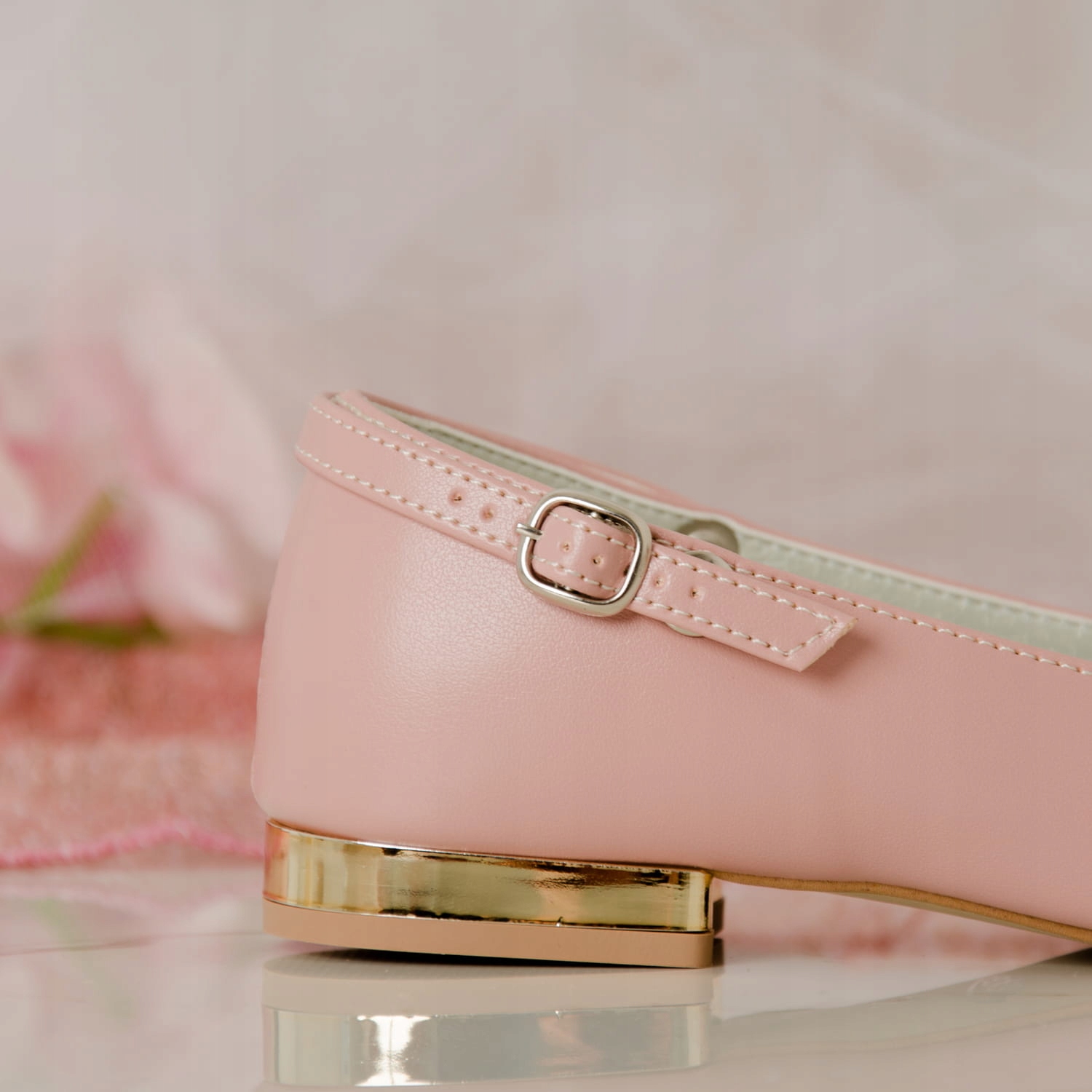 Buty wizytowe dziewczęce KBD-820 róż - 38 Rozmiar 38