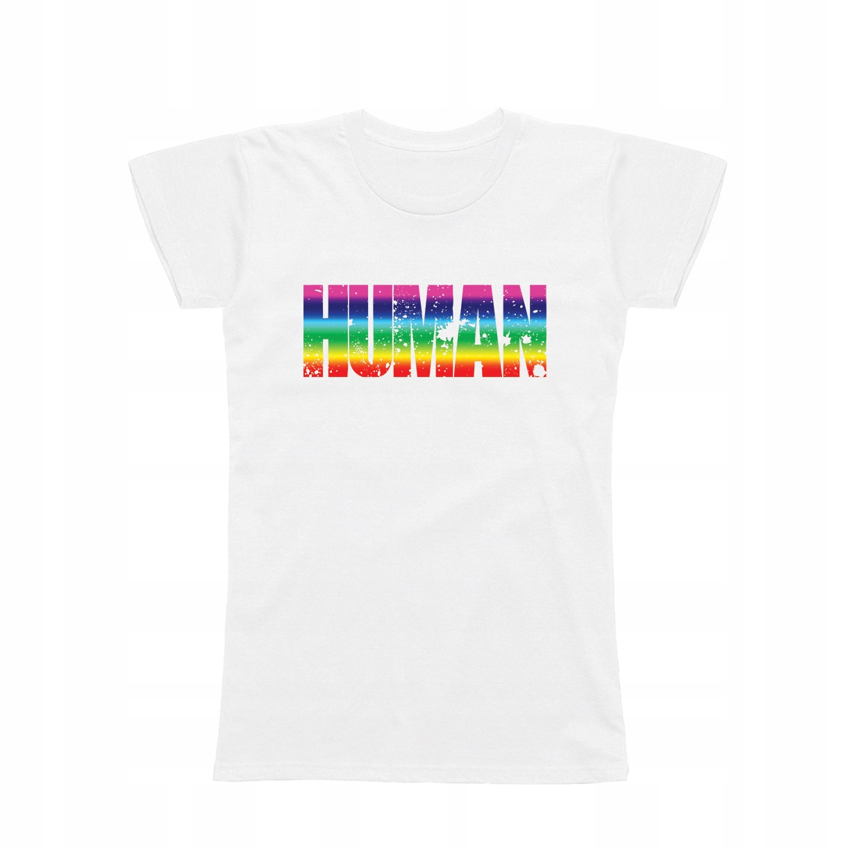 

L - Koszulka T-shirt Lgbt Tęcza Human Love Tęczowa