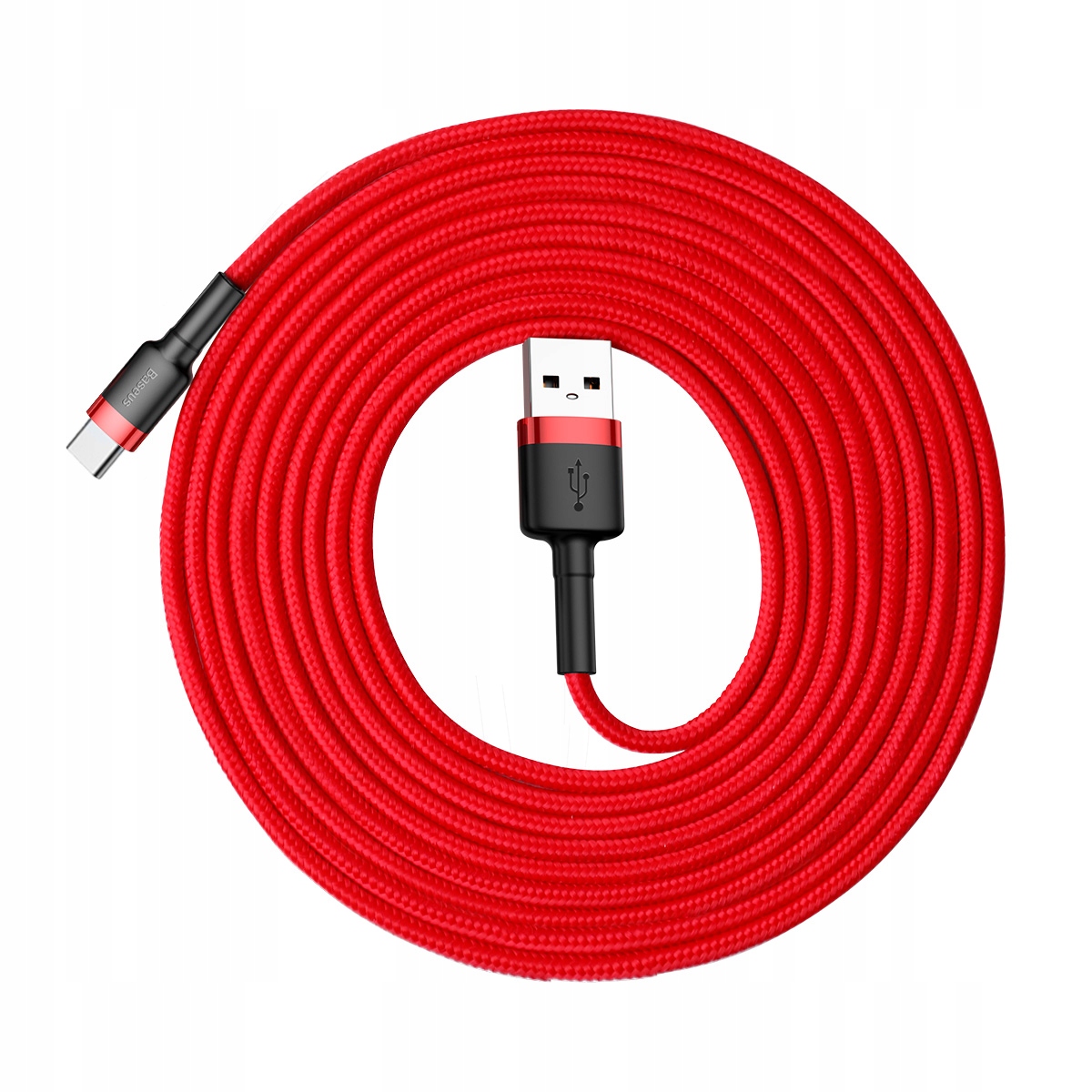 BASEUS MOCNY KABEL USB USB-C TYP-C PRZEWÓD OPLOT QUICK CHARGE 3.0 2A 3M Zgodność ze standardem Quick Charge 1.0 Quick Charge 2.0 Quick Charge 3.0