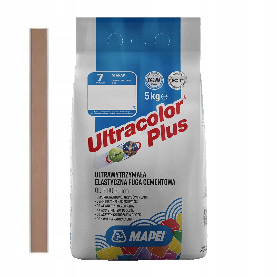 

Mapei Fuga Cem. Ultracolor Plus 134 Jedwab 5 Kg