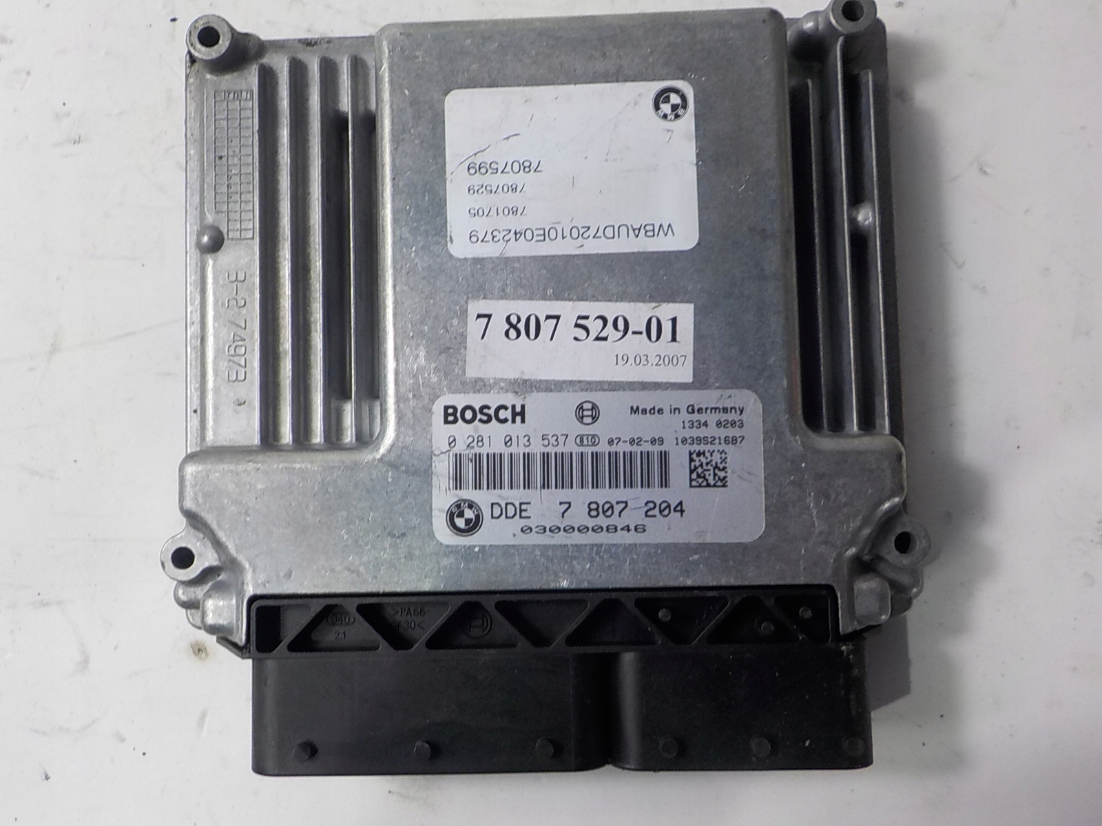 BMW Computer Bedienteil 0281013537 7807204