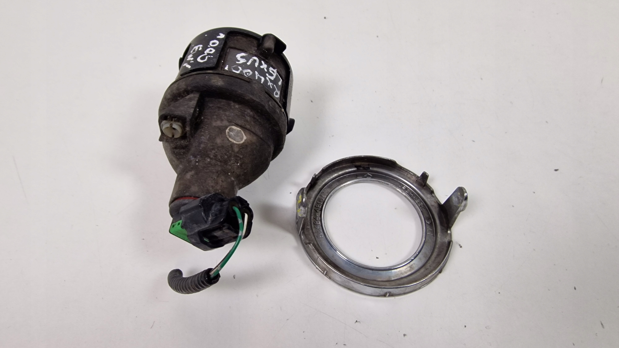 LEXUS RX400 fog light left + frame CHROM ORG.