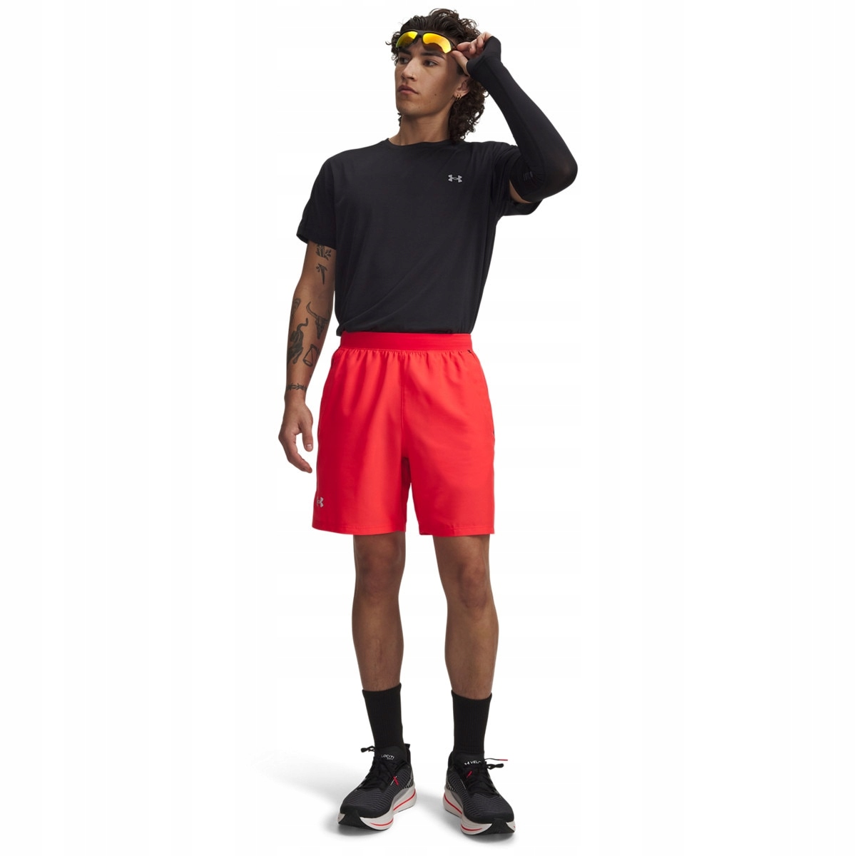 Męskie spodenki do biegania Under Armour Ua Launch 7'' Short Czerwony M