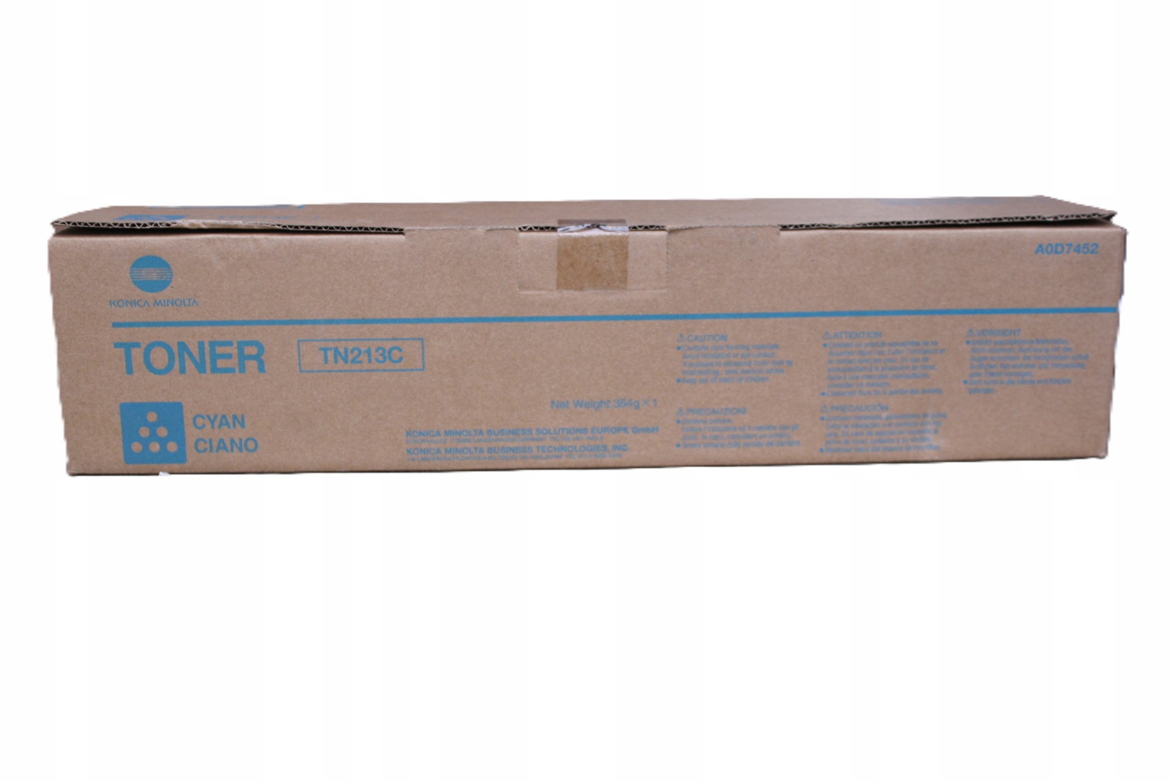 Minolta TN-213C A0D7452 toner cyan originál