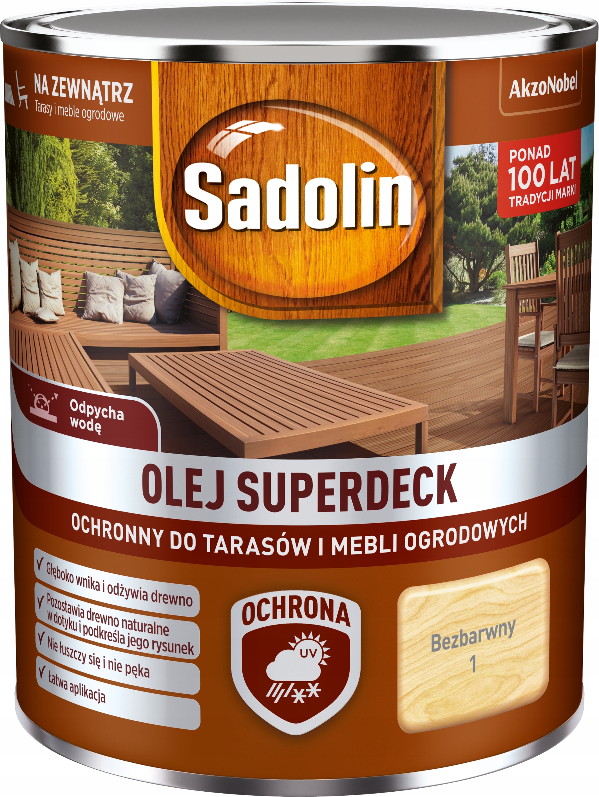 

Sadolin Olej Superdeck Do Tarasów 0,75L Bezbarwny