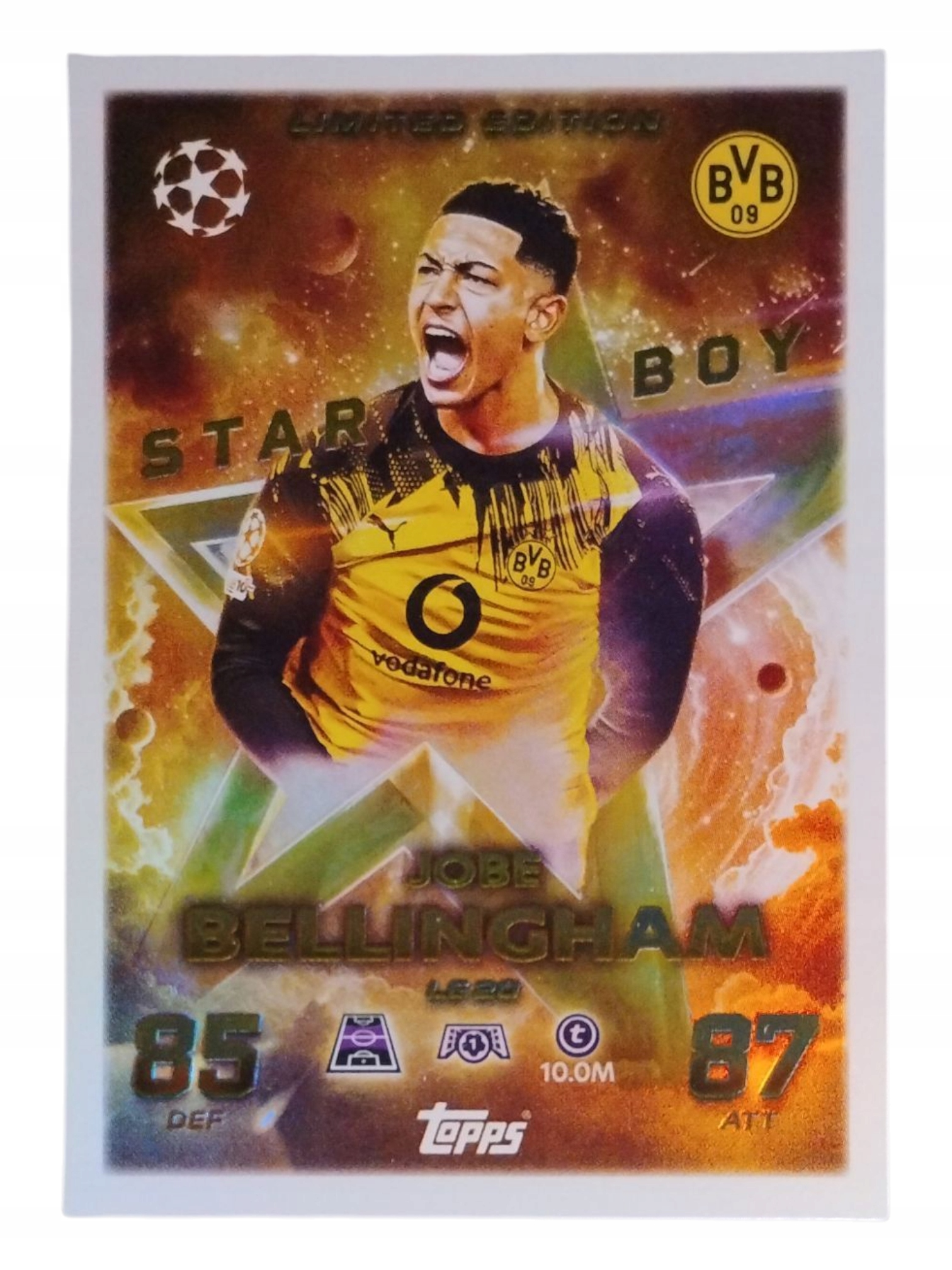 Topps Match Attax 2025-2026 Starboy Limited Jobe Bellingham Borussia LE20