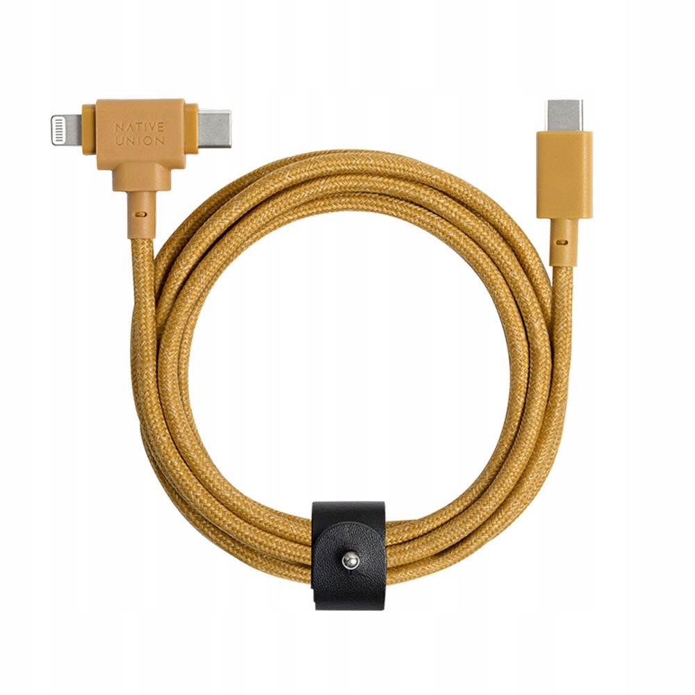 Native Union kábel Belt Cable Duo Usb-c to USB-C/Lightning 1.5m Kraft…