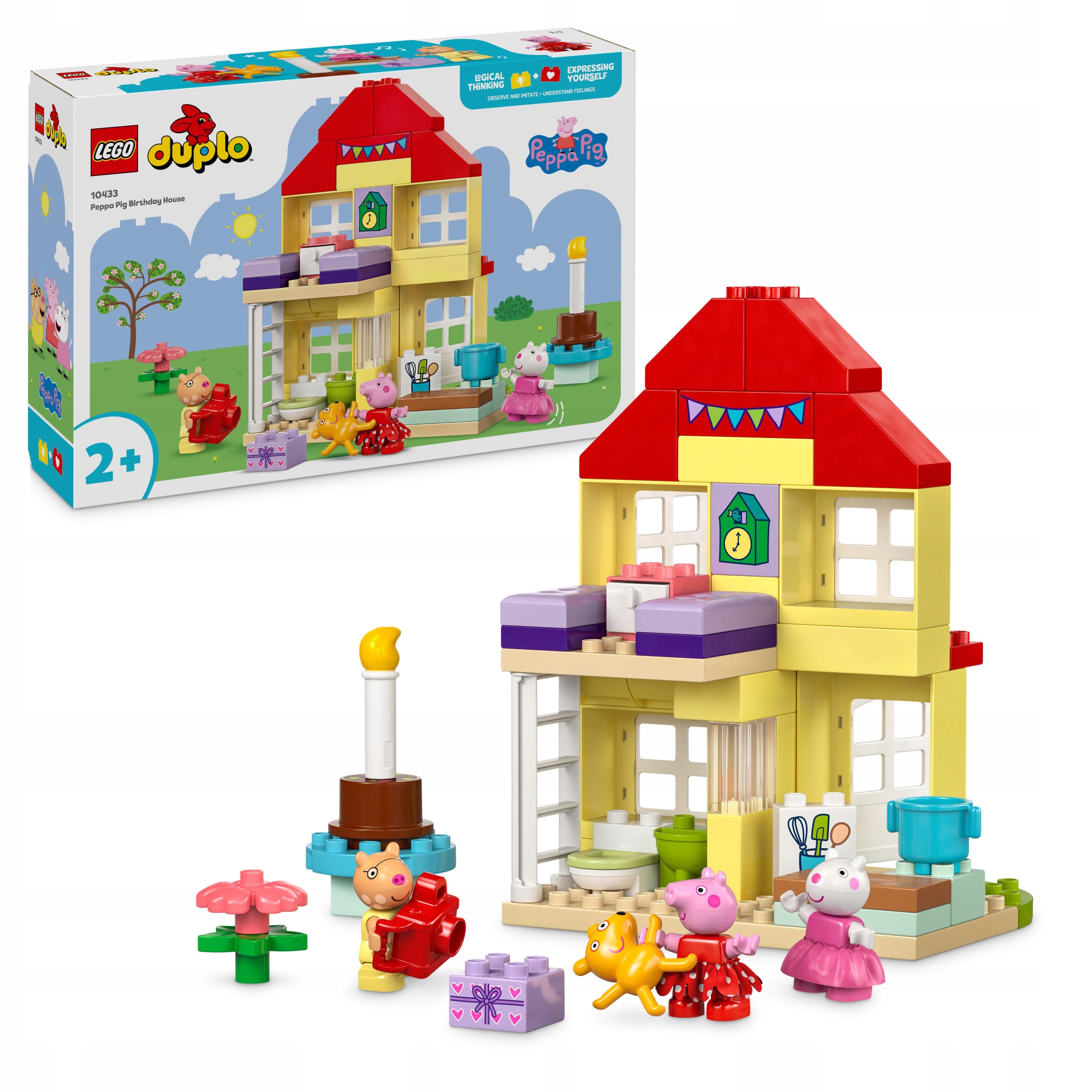 Originální stavebnice Lego 10433 Duplo – Narozeninový domeček Peppy – ideální dárek