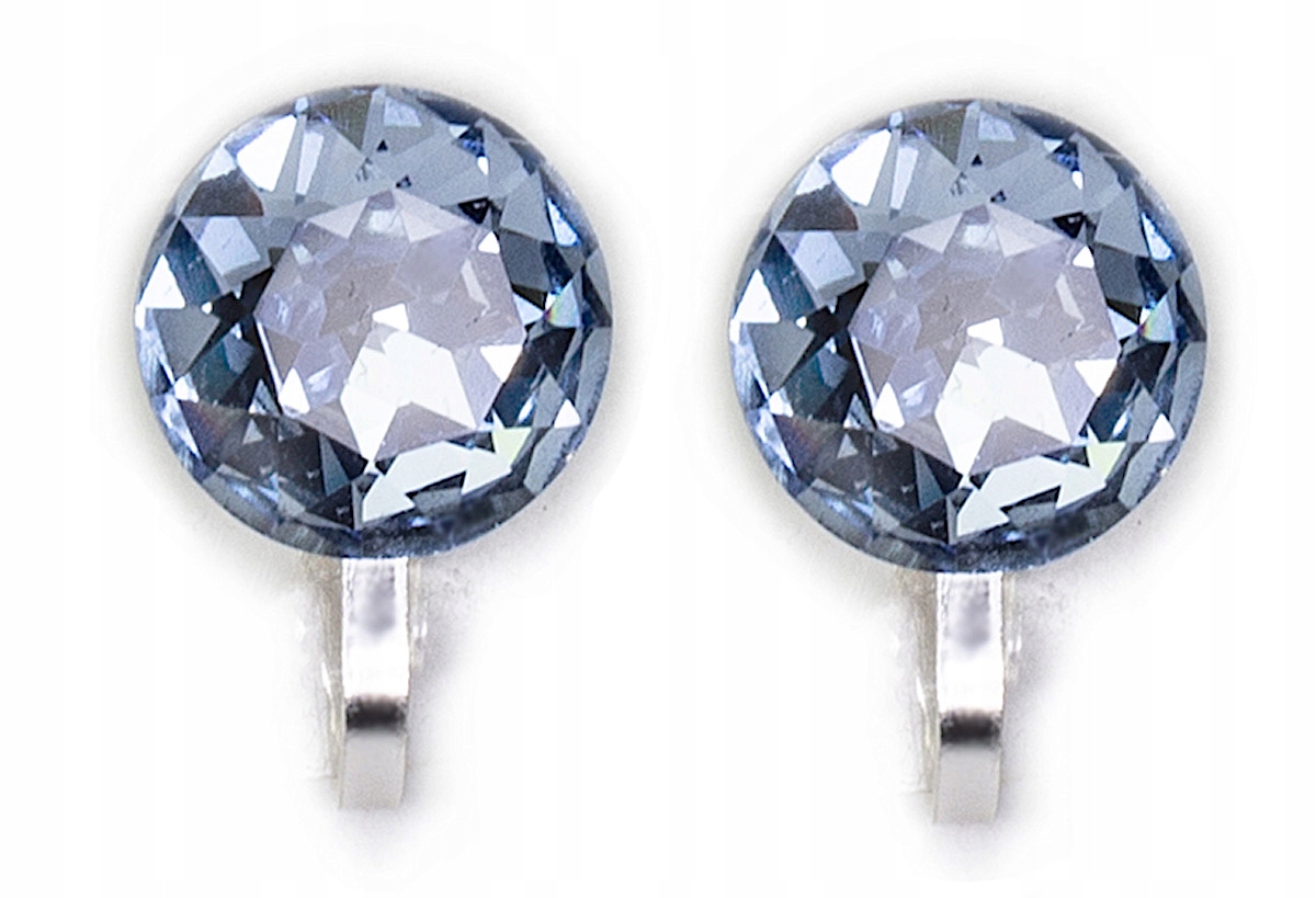 

Małe Niebieskie Klipsy Kryształy Szafir Jablonex