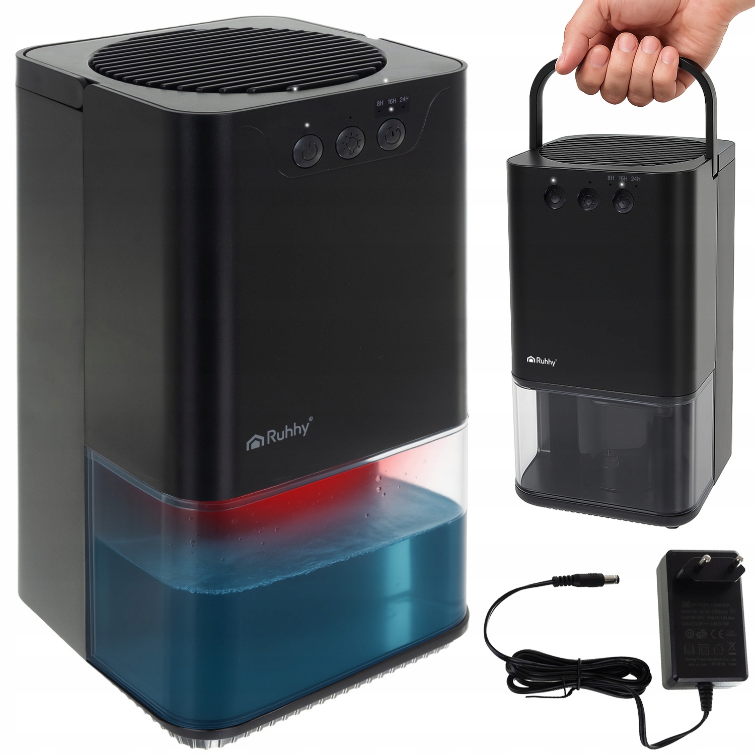 Odvlhčovač vzduchu Ruhhy Odvlhčovač vzduchu Pohlcovač vlhkosti Led Časovač