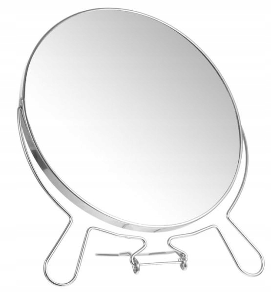 

Lusterko Kosmetyczne Dwustronne Stojące 12cm 5''