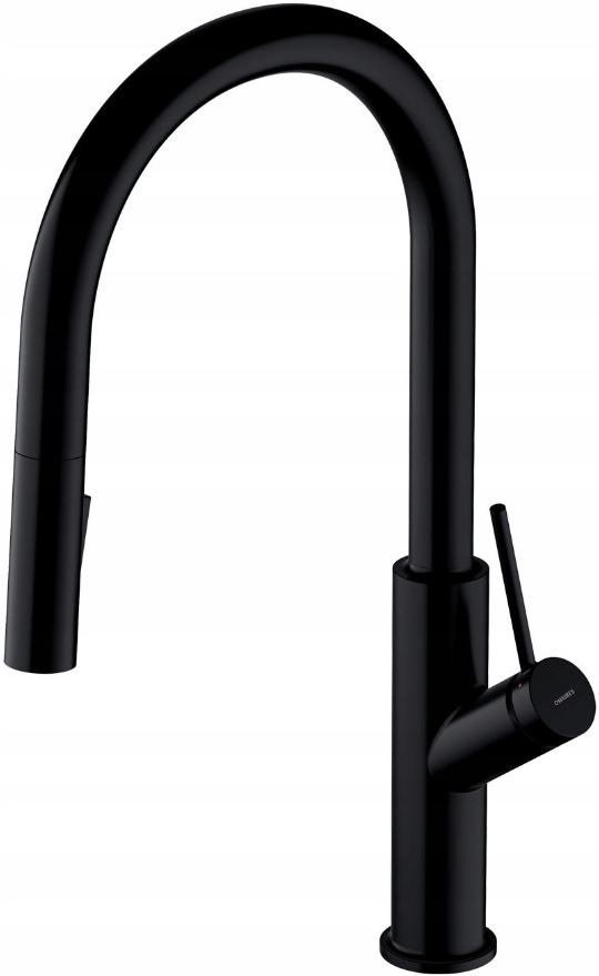 Omnires Bateria kuchenna stojąca Bend czarny BE6455BL