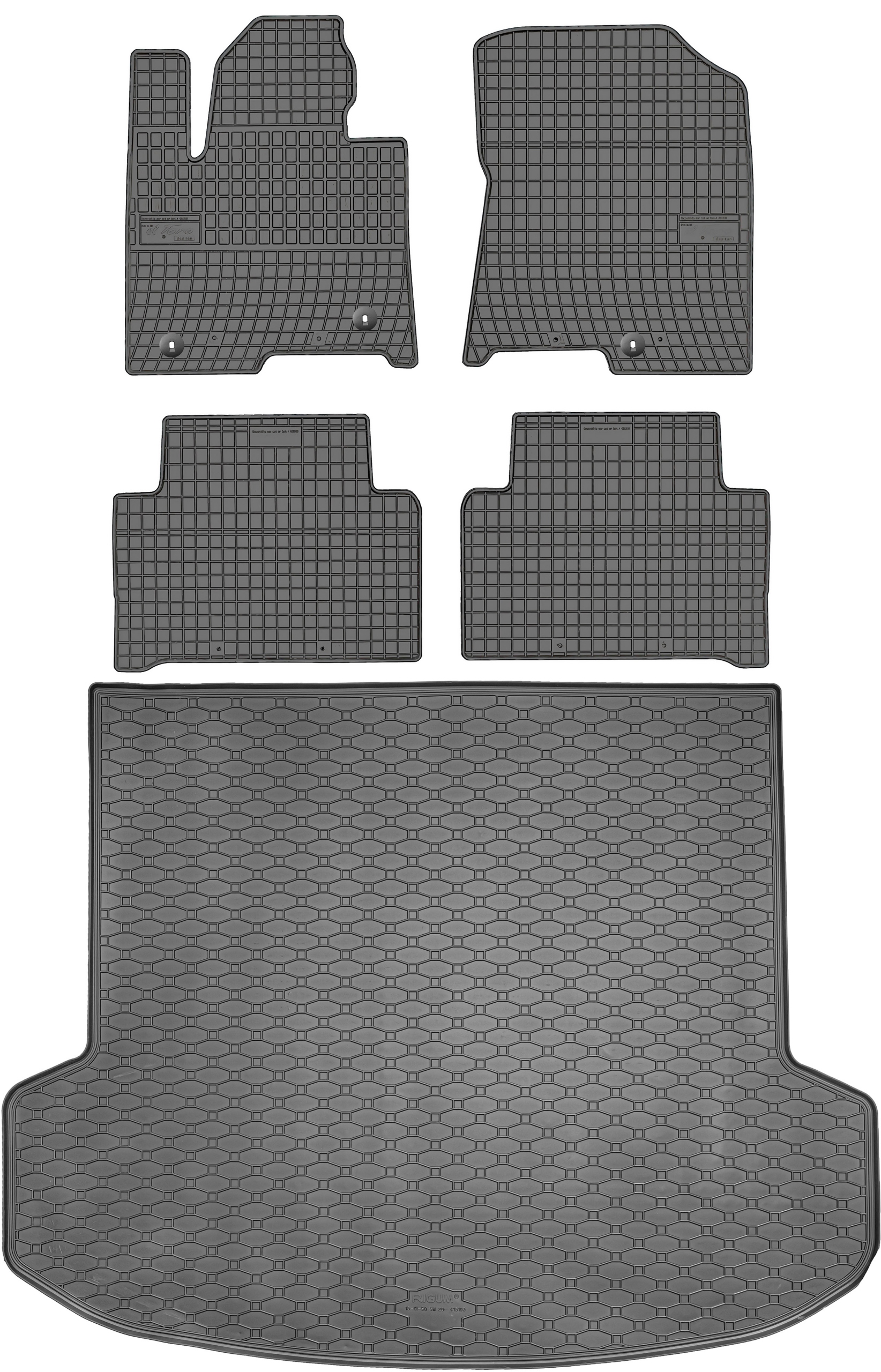 Kia Sorento IV Hybryda 2020 5-miestna Sada Koberce batožinový priestor