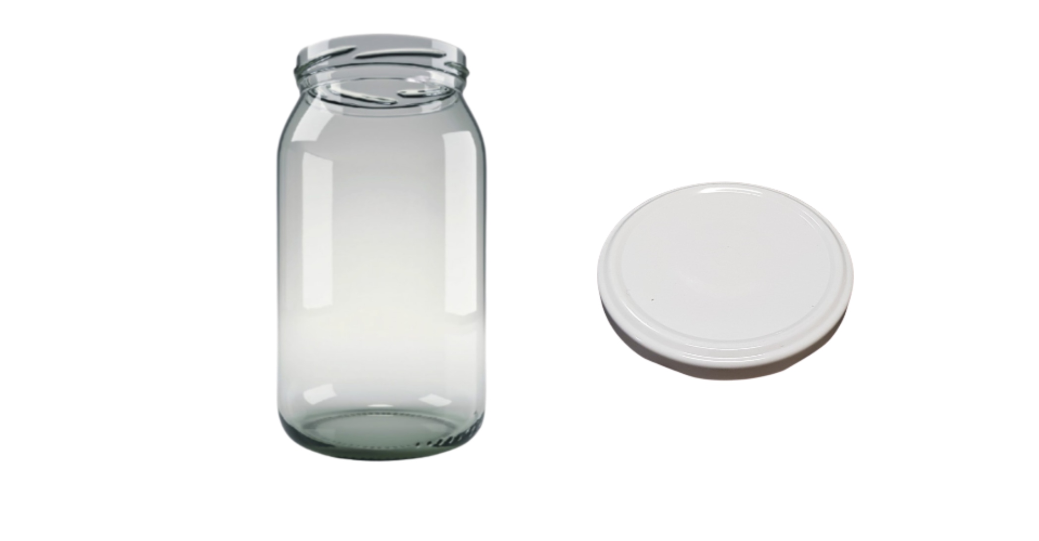 

8x Słoik 0,9L szklany 900ml z zakrętkami fi82
