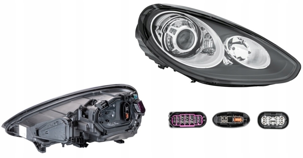 REFLEKTOR LAMPA PRAWY PORSCHE PANAMERA 13- HELLA